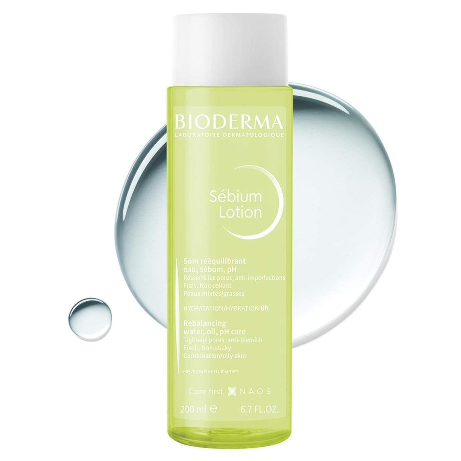 Back Image for Bioderma Sebium Lotion Rebalancing Water Oil for Combination to Oily Skin 200ml