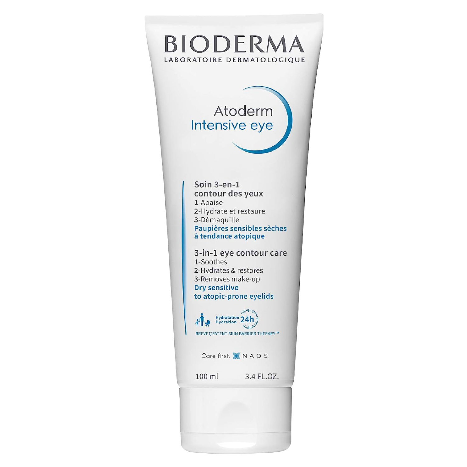 Back Image for Bioderma Atoderm Intensive Eye 3-in-1 Anti-irritation Care 100ml