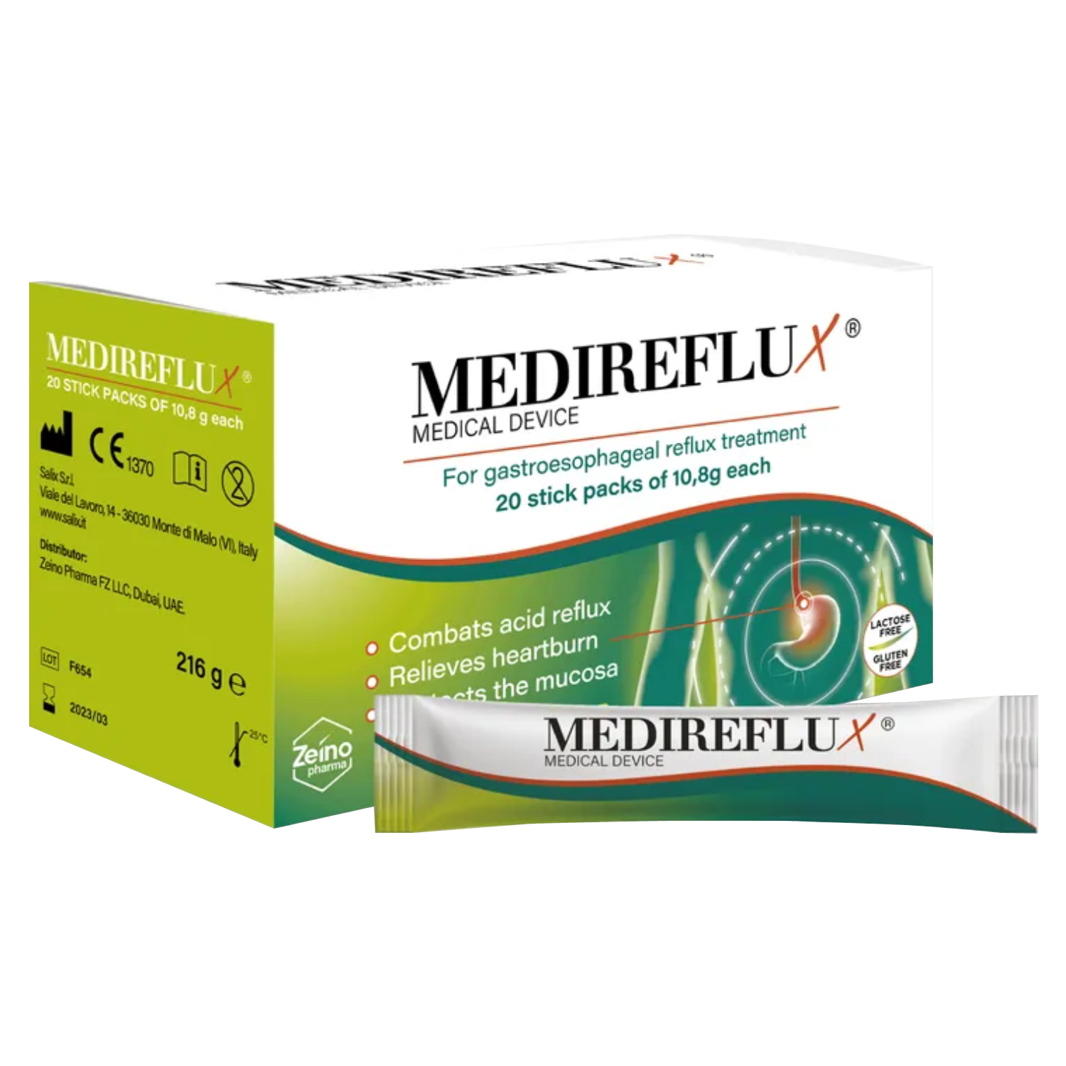 Medireflux Stick Packs 20's