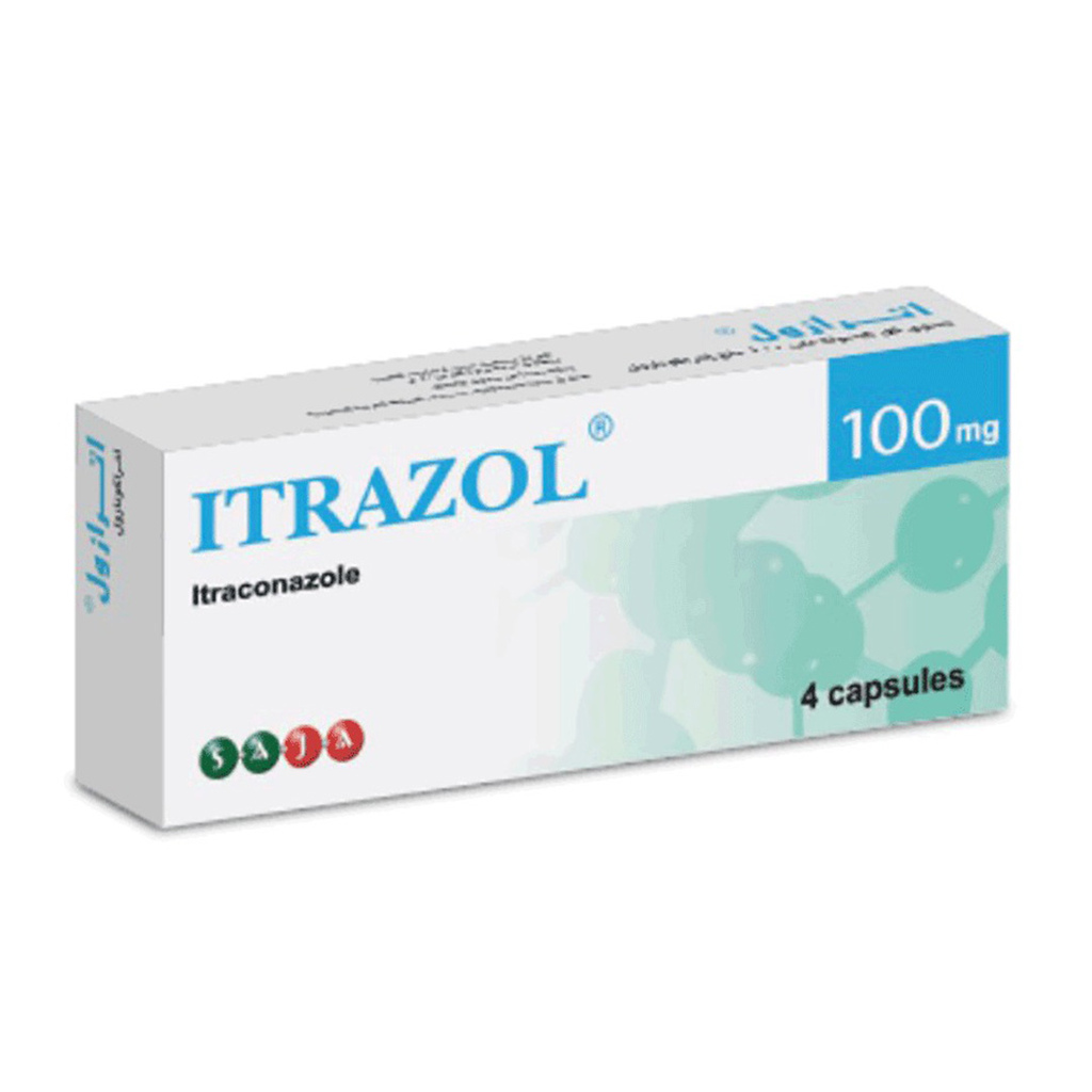 Itrazol 100mg Itraconazole Capsules, Pack of 4's