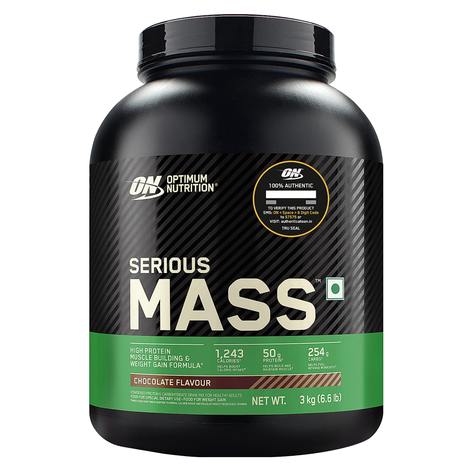 Optimum Nutrition Serious Mass, Weight Gainer Formula, Chocolate 6lbs