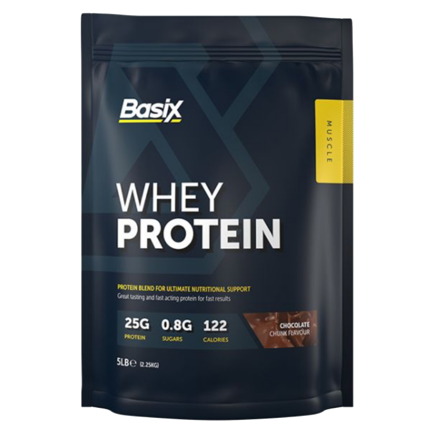 Basix Whey Protein Powder, Chocolate Chunk 5lbs