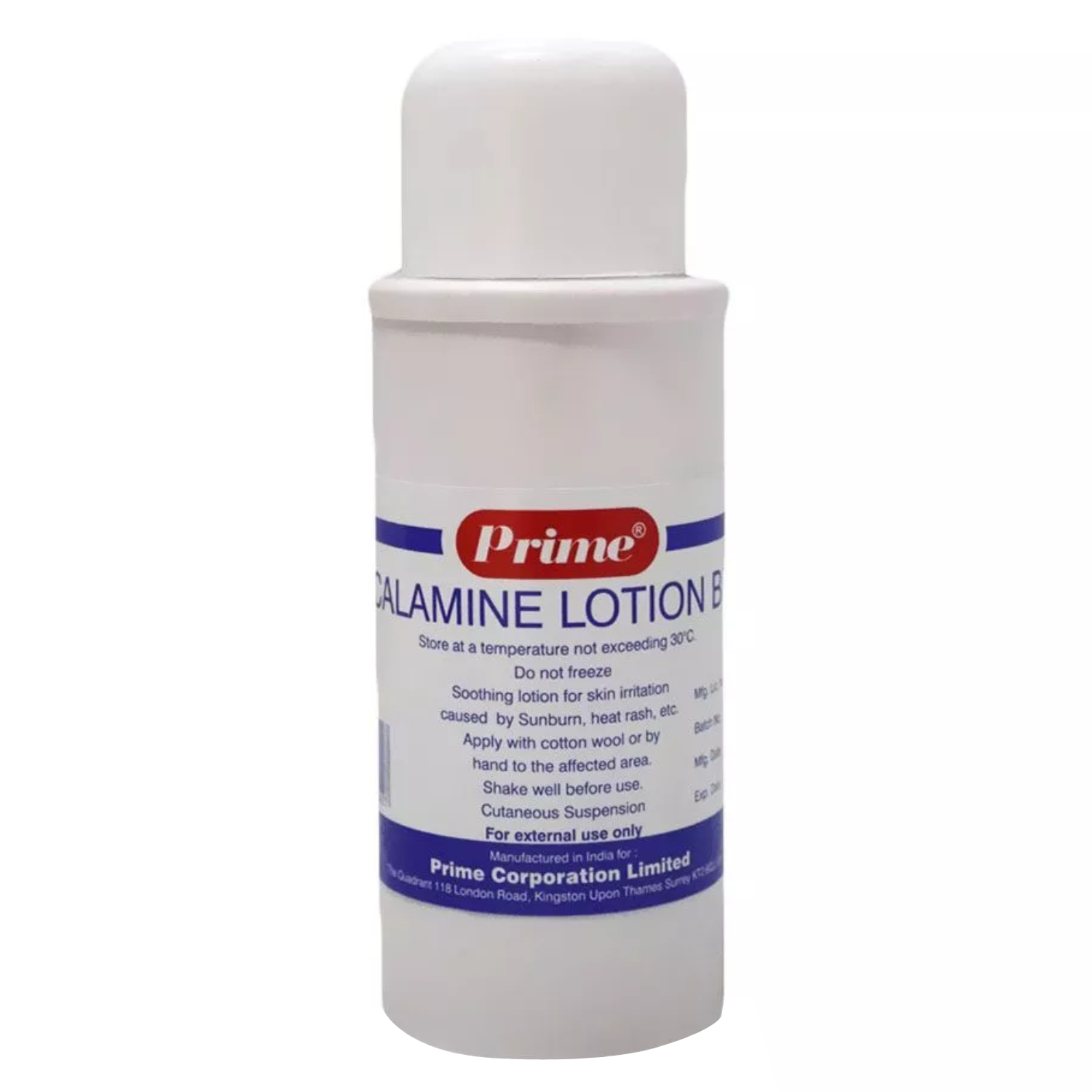 Prime Calamine Lotion For Skin Irritation 200ml