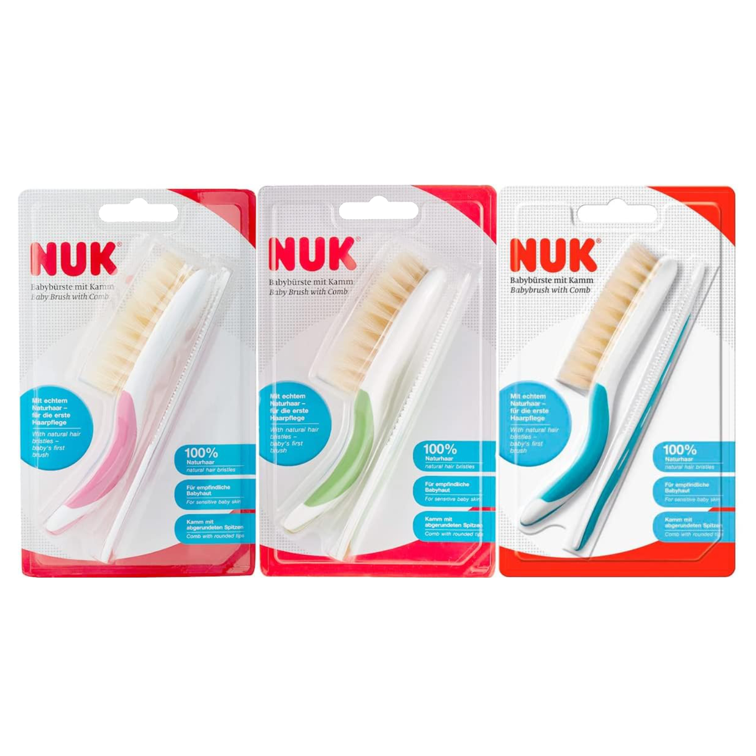 Back Image for NUK Baby Brush with Comb