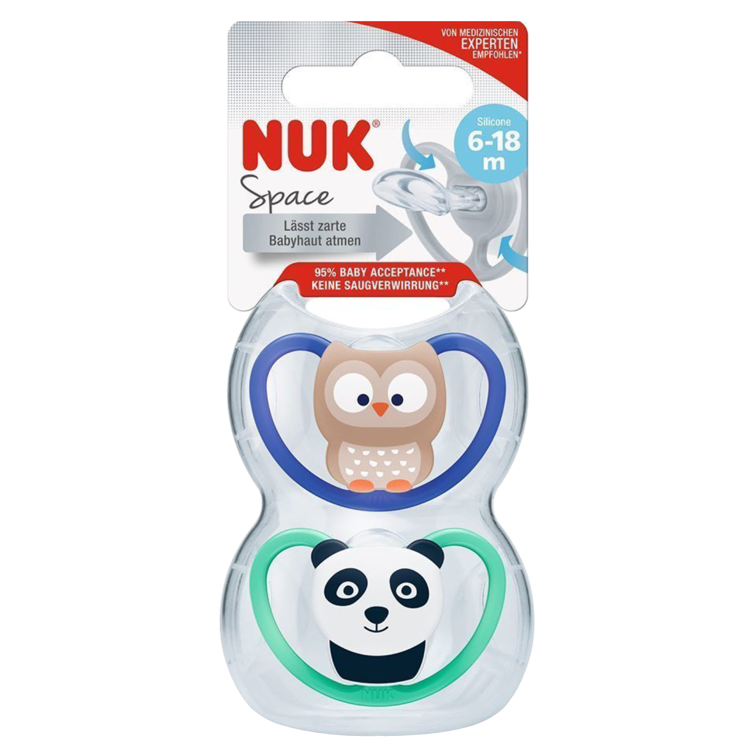 Back Image for NUK Space Soother 6-18m 2's