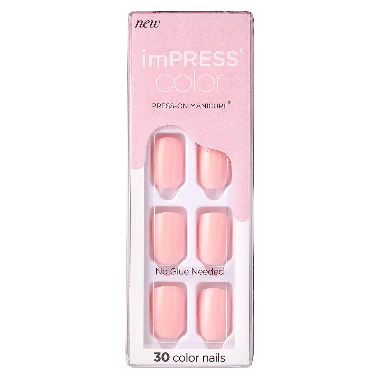 Back Image for Kiss imPRESS Nails Color Pick Me Pink KIMC002C 17g