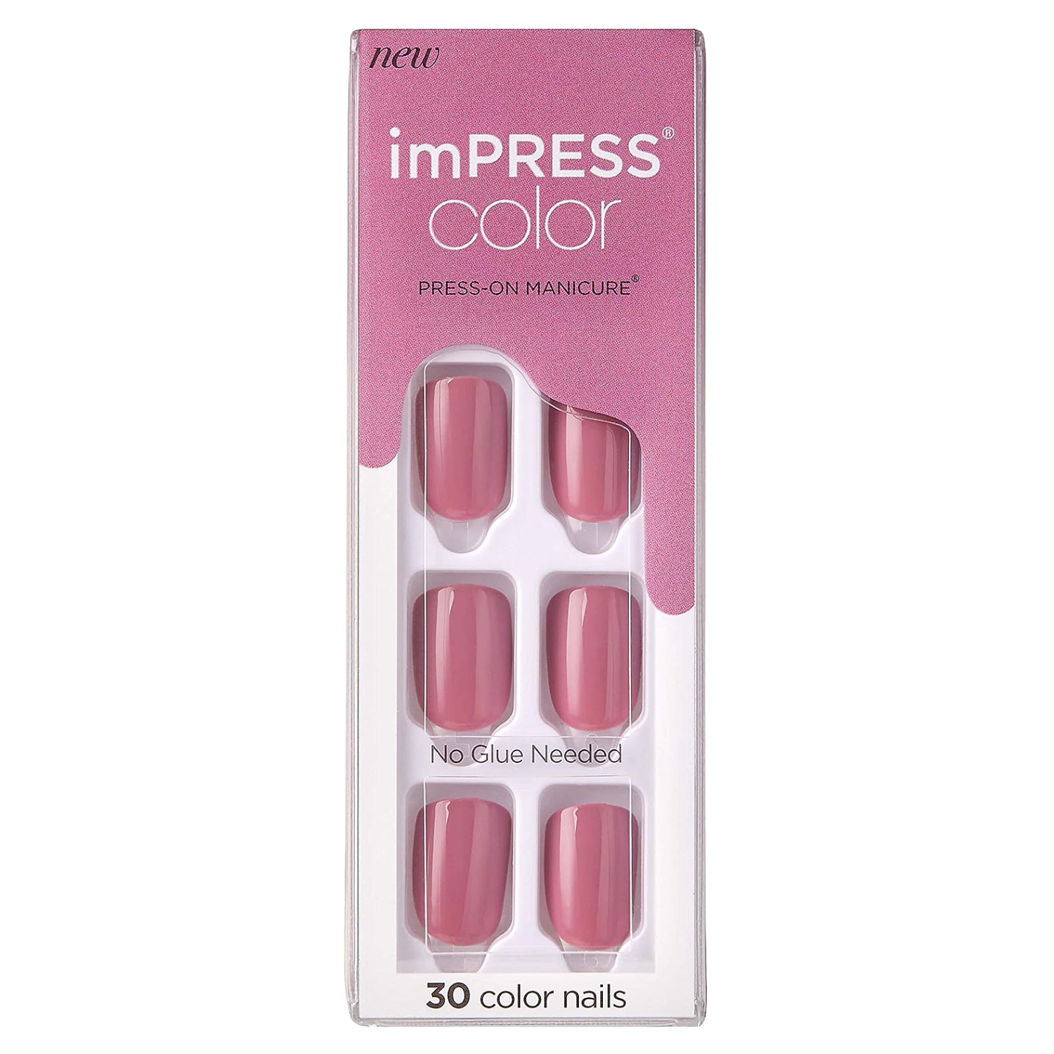 Back Image for Kiss imPRESS Nails Color Petal Pink KIMC005C 17g