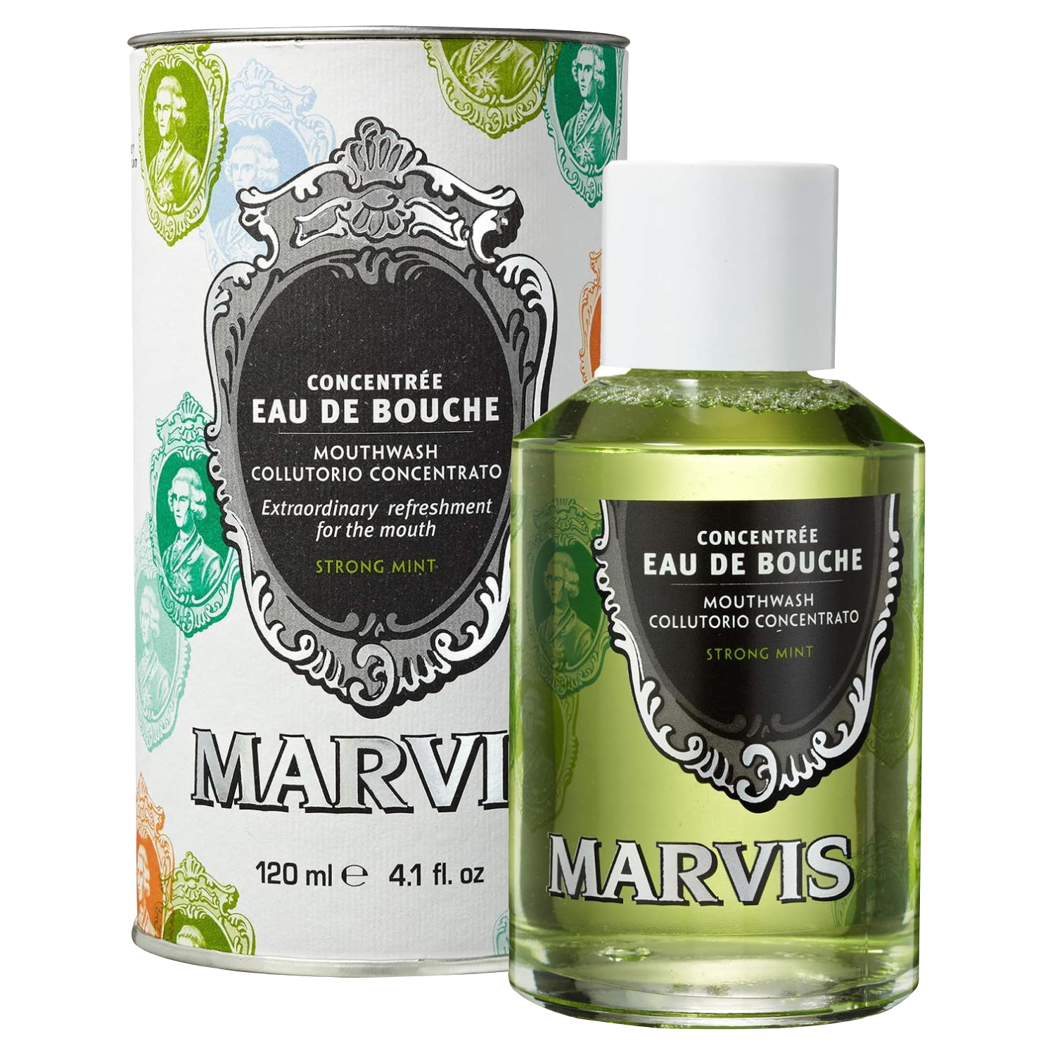 Product Image for Marvis Strong Mint Mouthwash 120ml