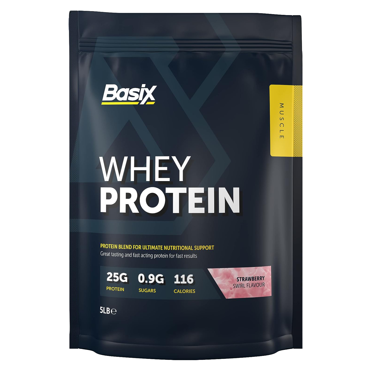 Product Image for Basix Whey Protein Strawberry Swirl 5Lb