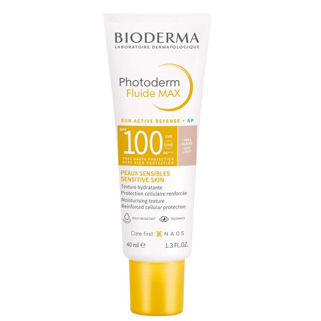 Bioderma Photoderm Fluide MAX SPF100 Very Light Tint Maximum Sensory Protection for Sensitive Skin 40ml