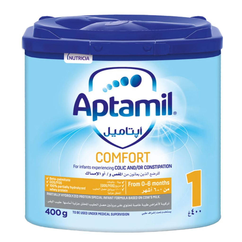 Aptamil Advance Comfort 1 Infant Milk Formula For 0-6 Months Baby 400g
