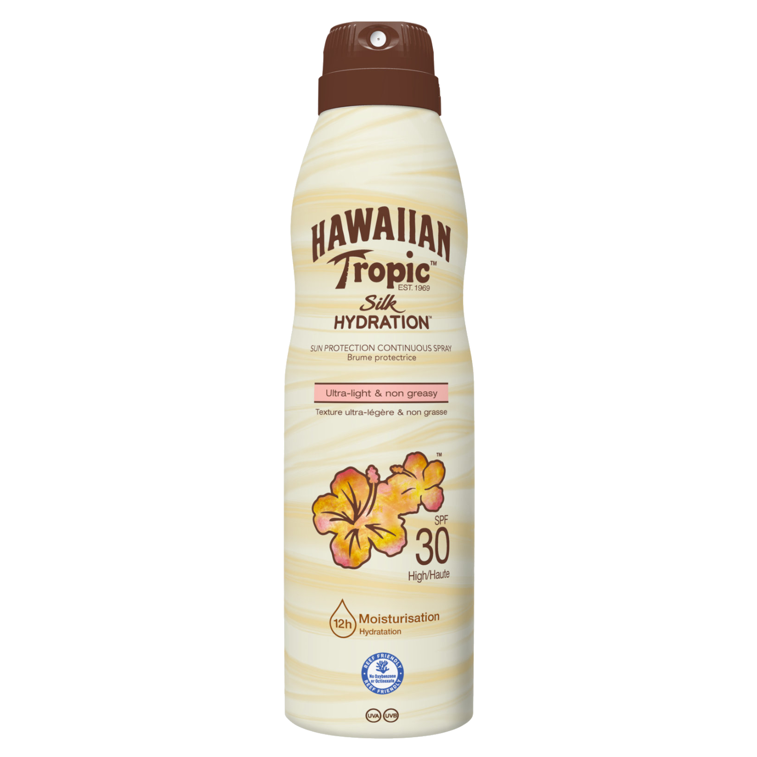 هاواي تروبيك سيلك هيدرات بخاخ واقي من الشمس عديم الوزن( SPF 30) 177مل Hawaiian Tropic
