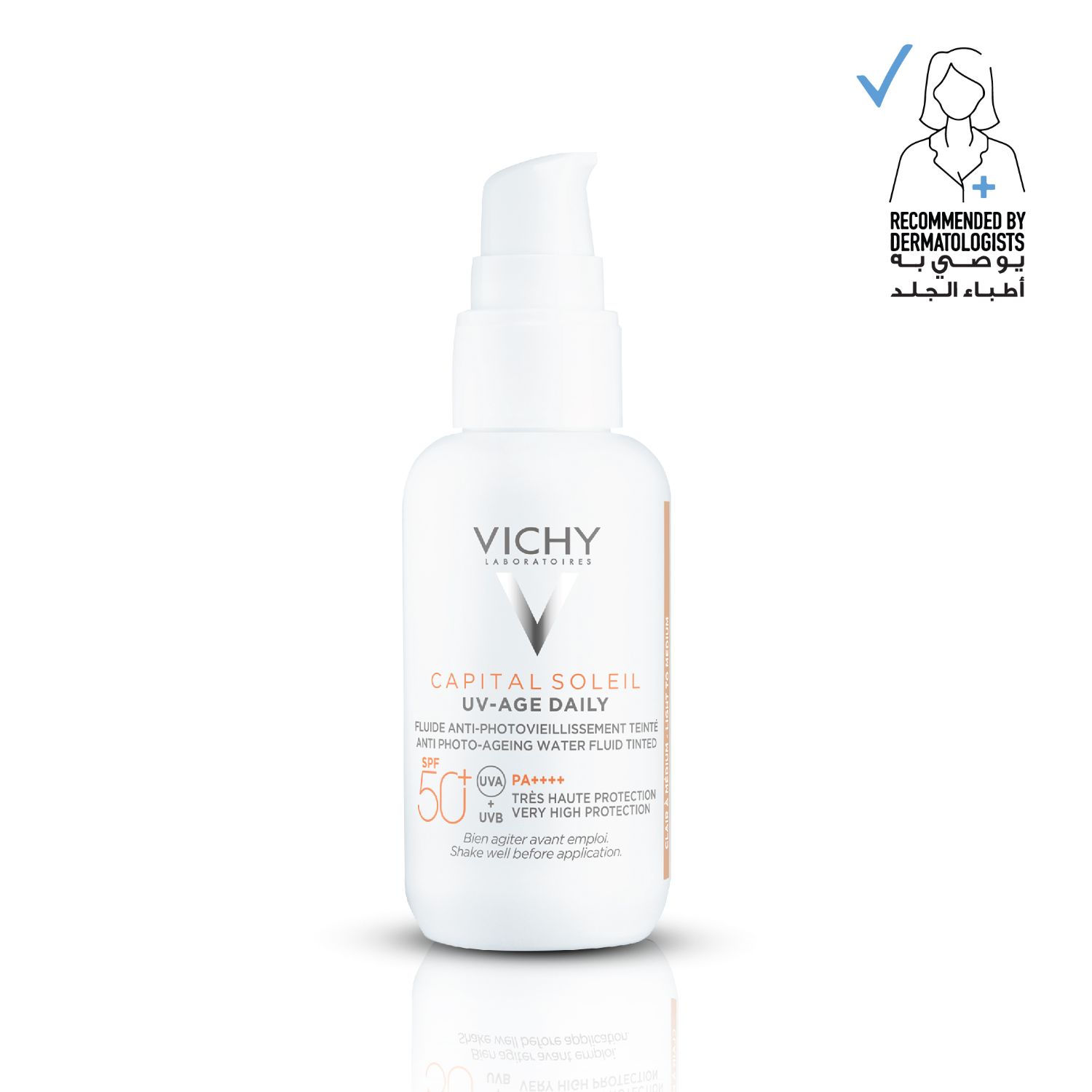 Vichy فيشي كابيتال سولي للأشعة فوق البنفسجية ملون SPF50 + 40 مل

