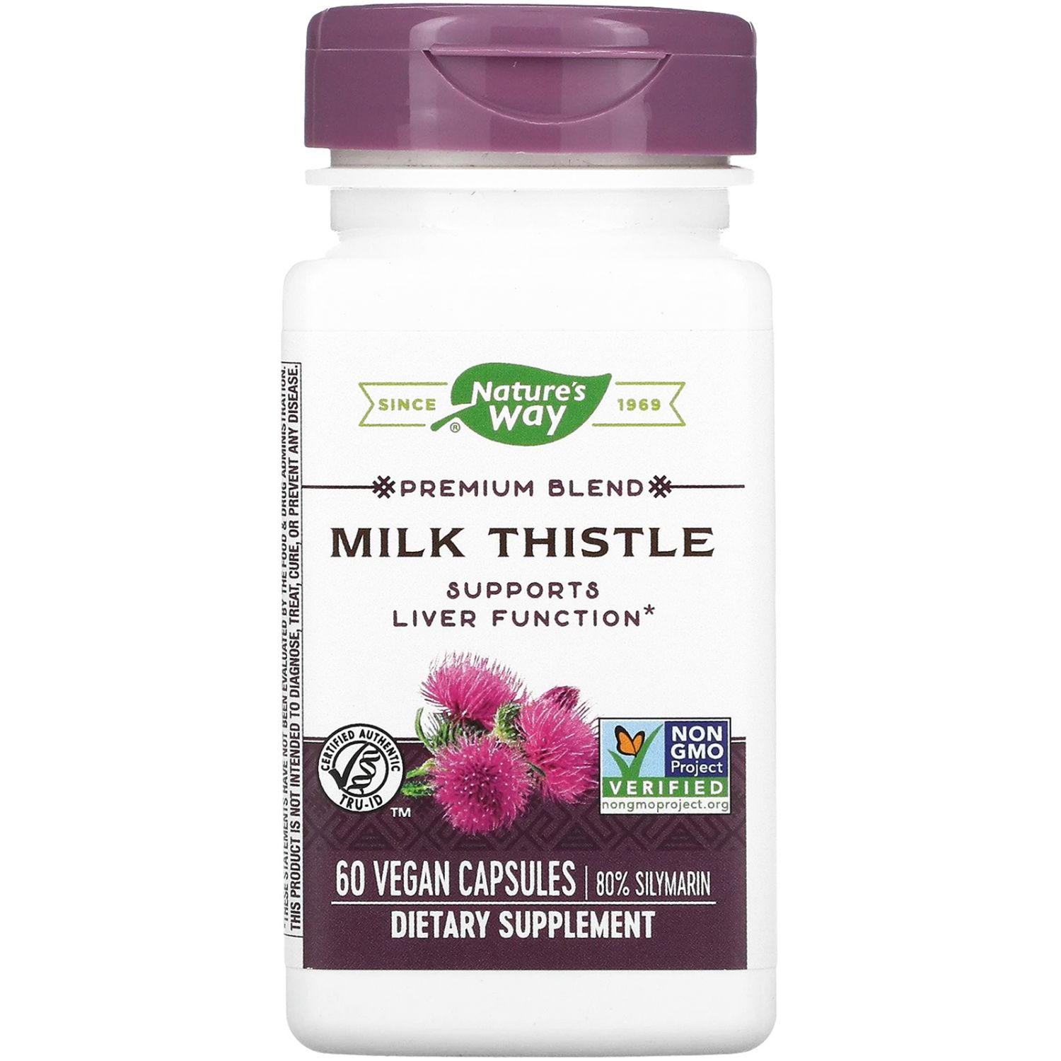 Product Image for Nature's Way Milk Thistle Vegan Capsules 60's