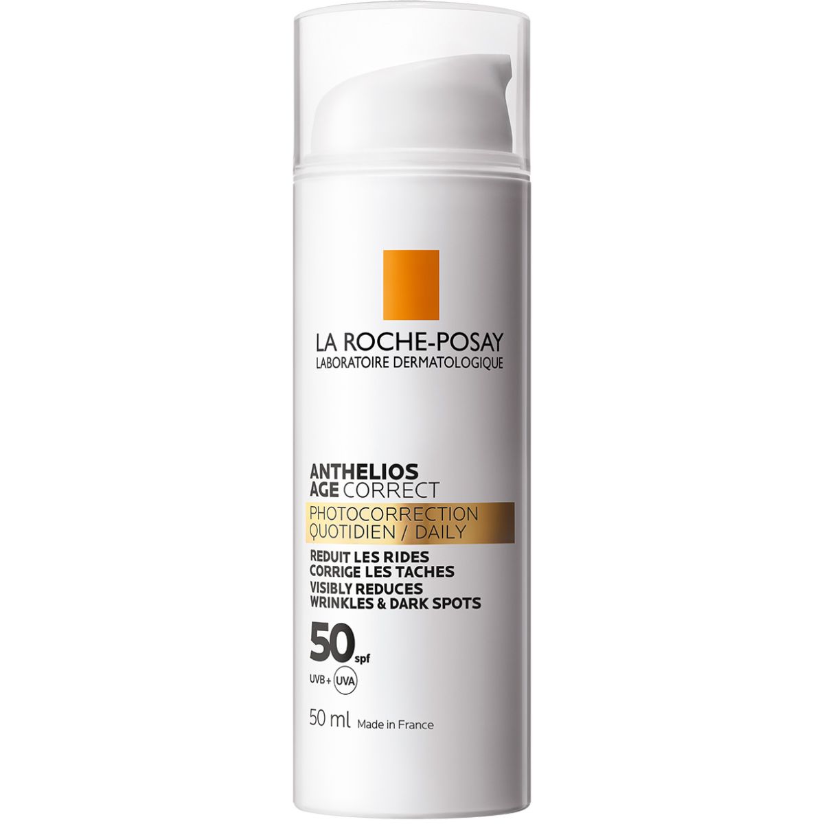 La Roche-Posay Anthelios Age Correct SPF50 Anti Ageing Invisible Sunscreen With Niacinamide 50ml