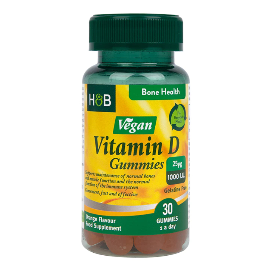 Product Image for Holland & Barrett Vegan Vitamin D 1000 I.U 25ug 30 Gummies