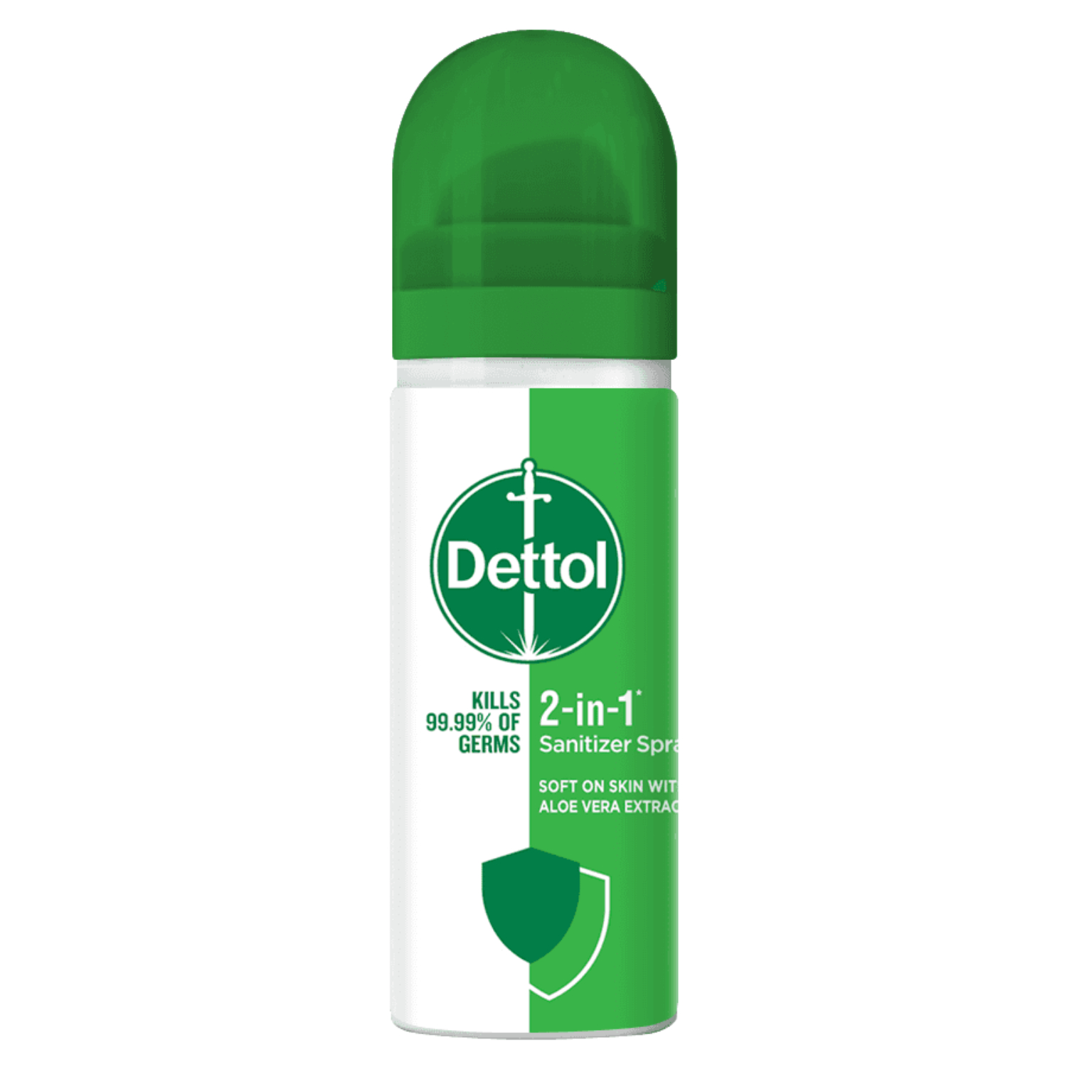 Product Image for Dettol 2-in-1 Sanitizer Spray Aloe Vera Extract 50ml