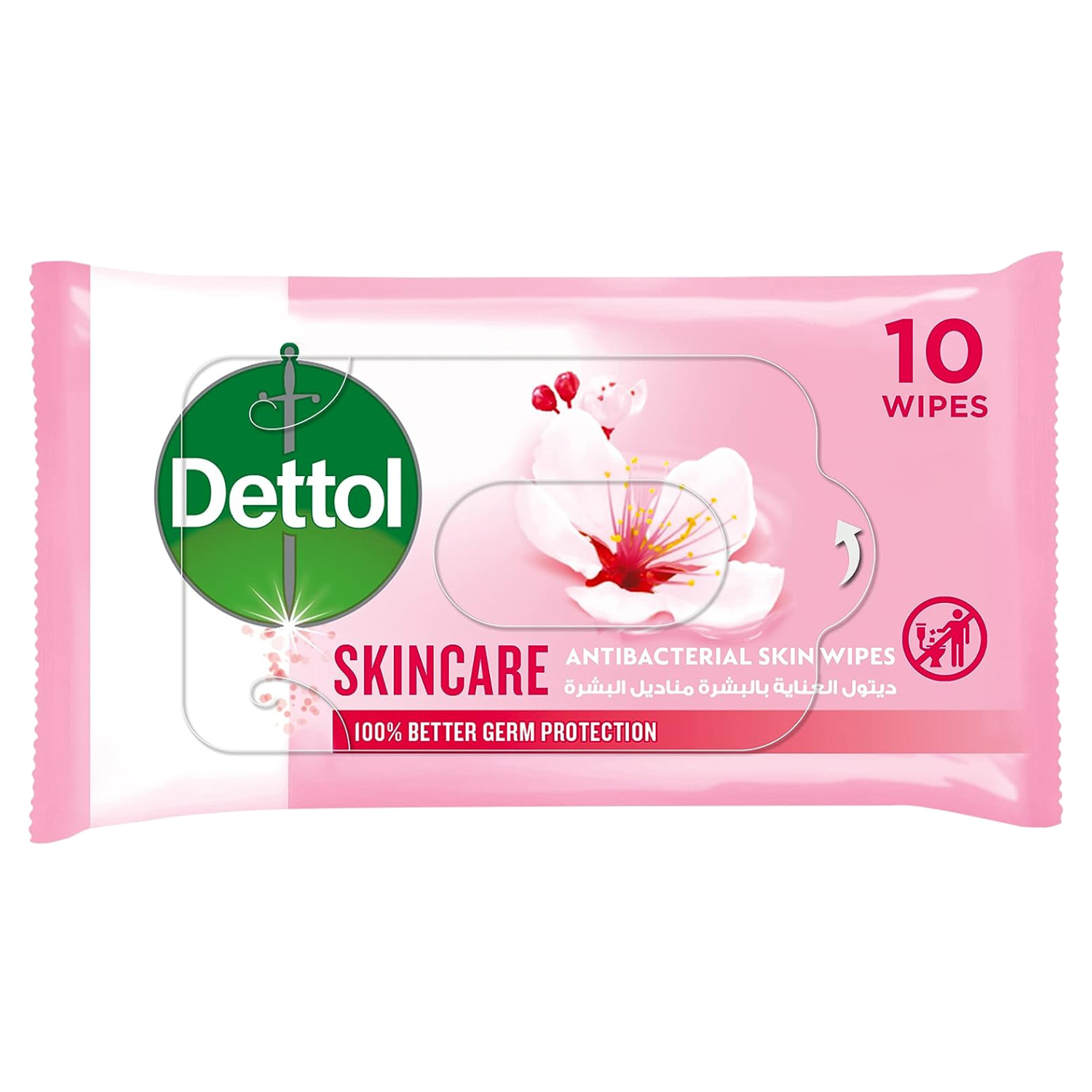 Dettol Antibacterial Skincare Wipes 10's