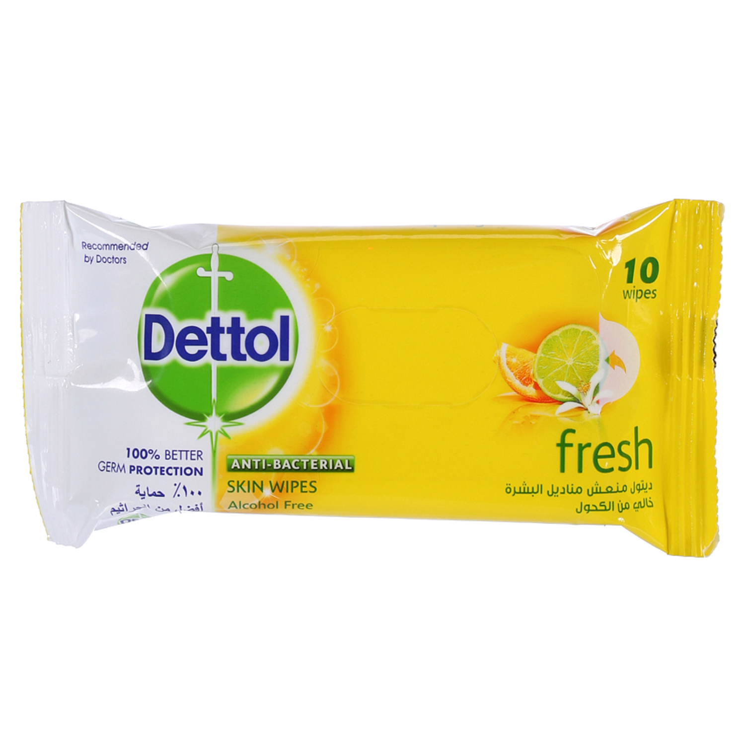 Dettol Antibacterial Fresh Wipes 10's