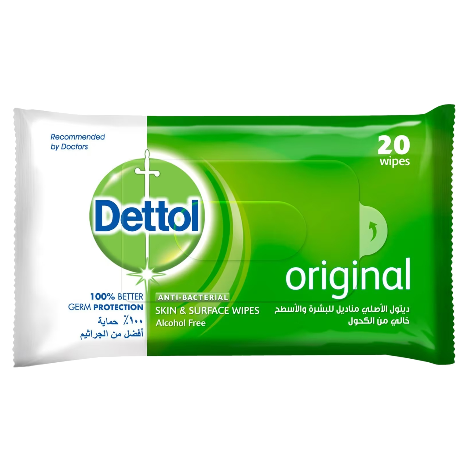 Dettol Antibacterial Original Wipes 20's