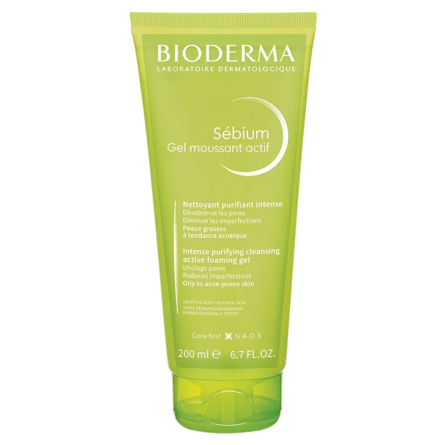 Product Image for Bioderma Sebium Gel Moussant Actif Intense Purifying Foaming Gel Oily to Acne-prone Skin 200ml