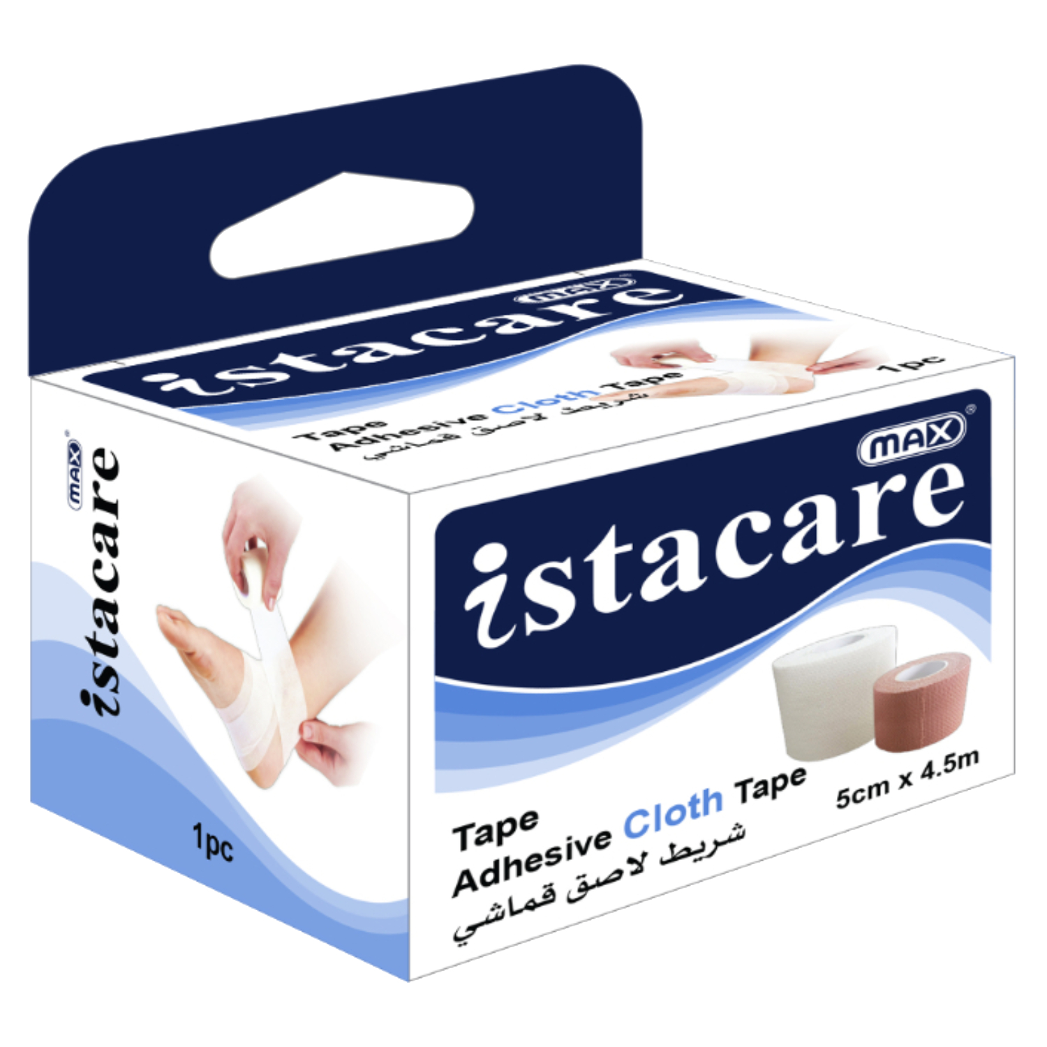 Product Image for Max Istacare Elastic Clothes Adhesive Tape 5X4.5cm