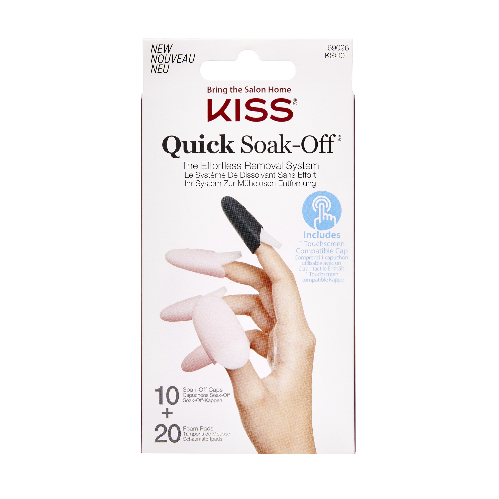 Product Image for Kiss Quick Soak-Off Remover Caps KMUS08