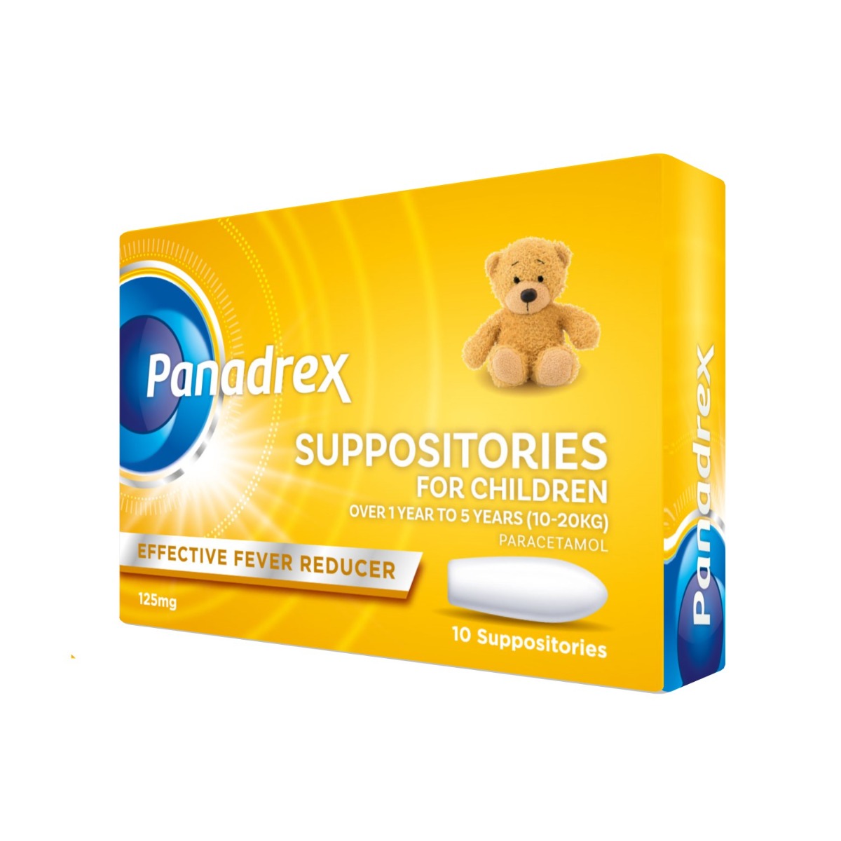 Panadrex 125Mg Suppository 10'S