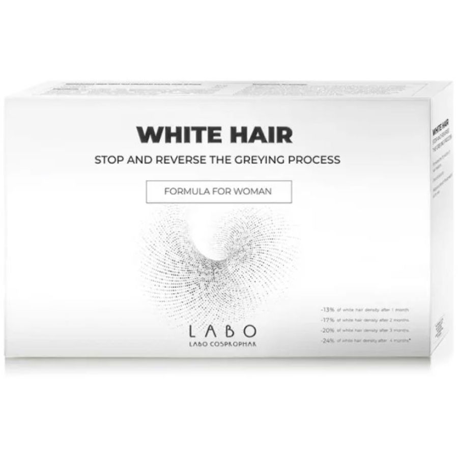 Product Image for LABO WHITE HAIR Treatment Woman Treatment for the Development of White Hair 20vials x 3.5ml