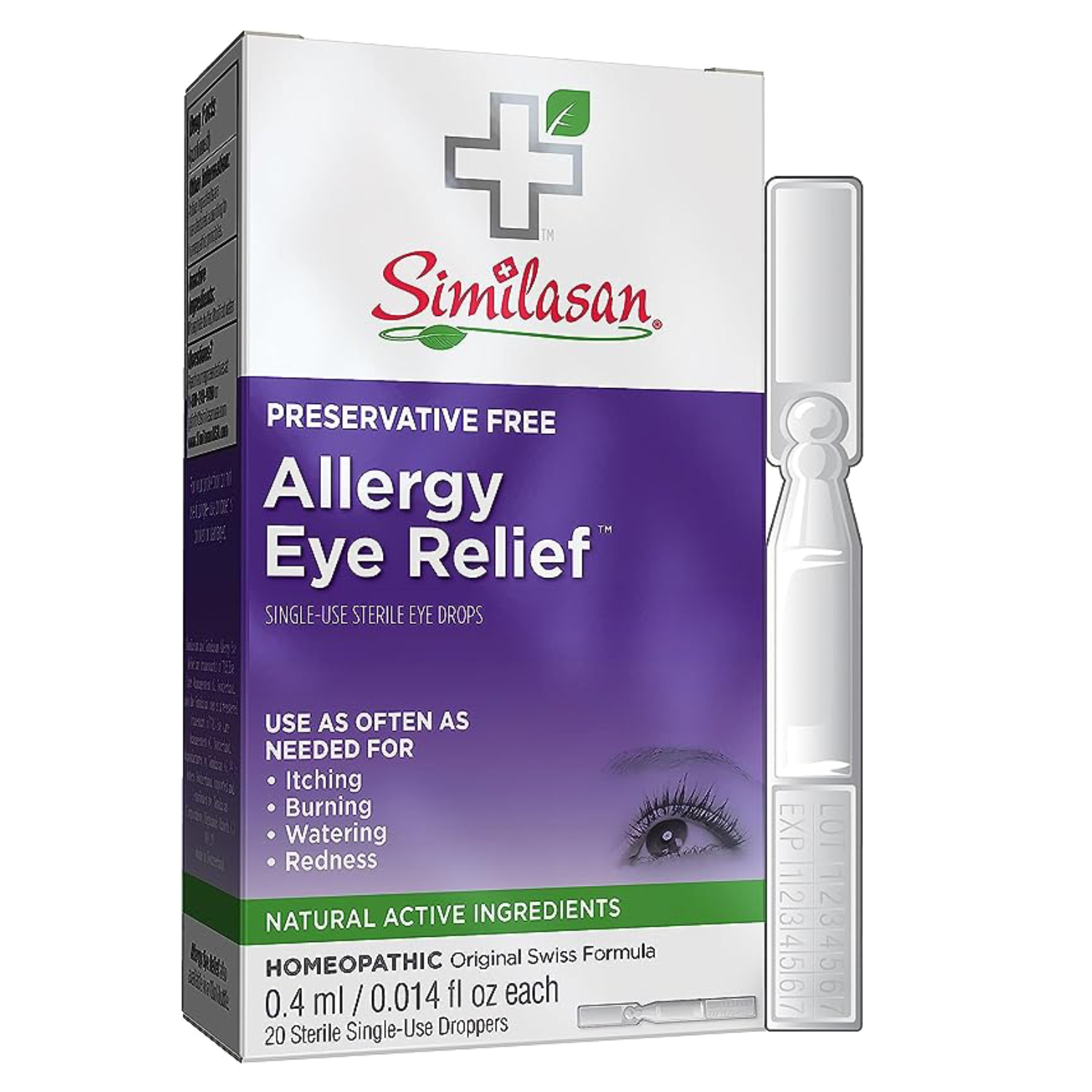 Product Image for Similasan Allergy Eye Relief Eye Drops 20'S