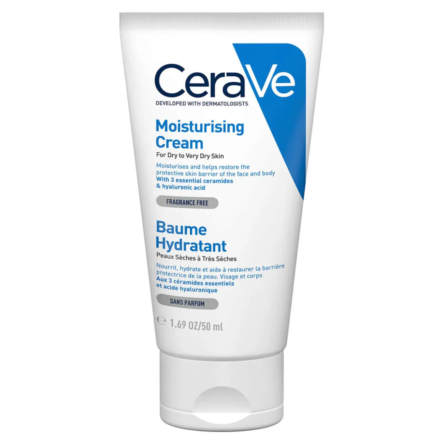 Product Image for Cerave Moisturizing Cream For Dry Skin With Hyaluronic Acid 50ml
