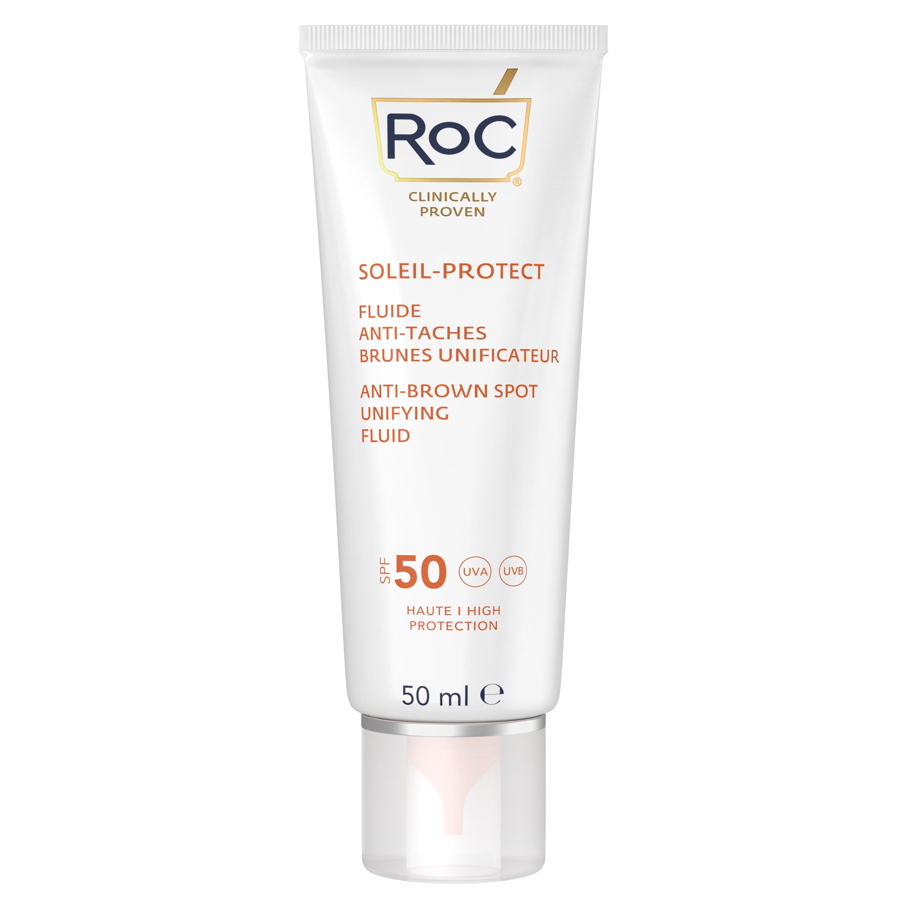Product Image for ROC Soleil-Protect Unifying Fluid Anti-Borwn Spots SPF50 50ml
