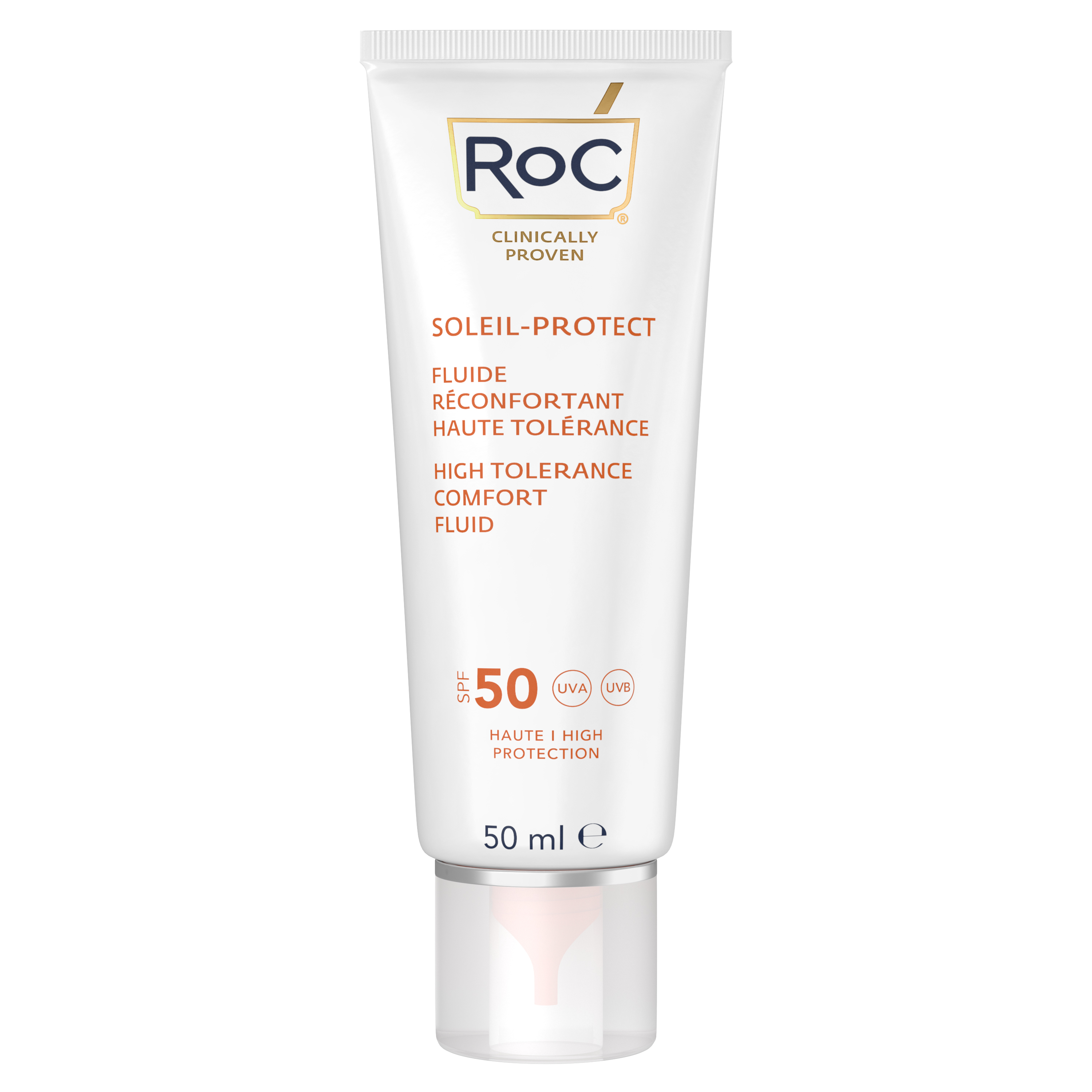 Product Image for ROC Soleil-Protect High-Tolerance Comforting Fluid SPF50 50ml