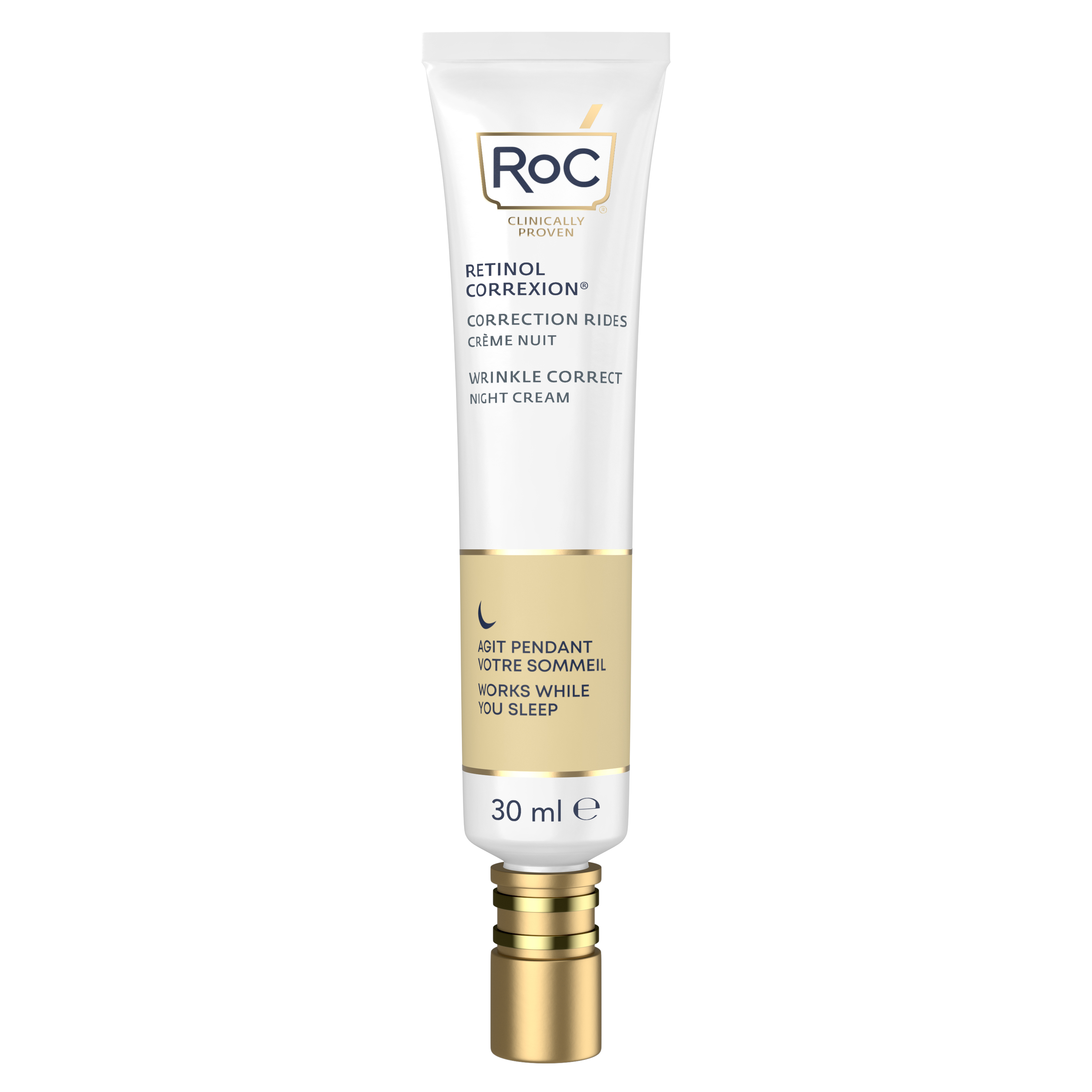 Product Image for ROC Retinol Correxion Wrinkle Correction Night Cream 30ml