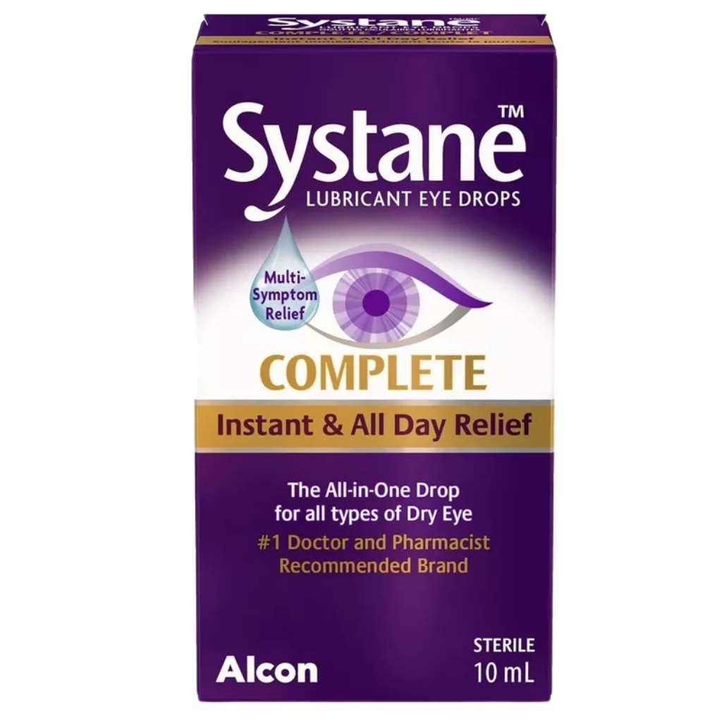 Systane Complete Lubricant Eye Drops For Dry Eye Relief 10ml
