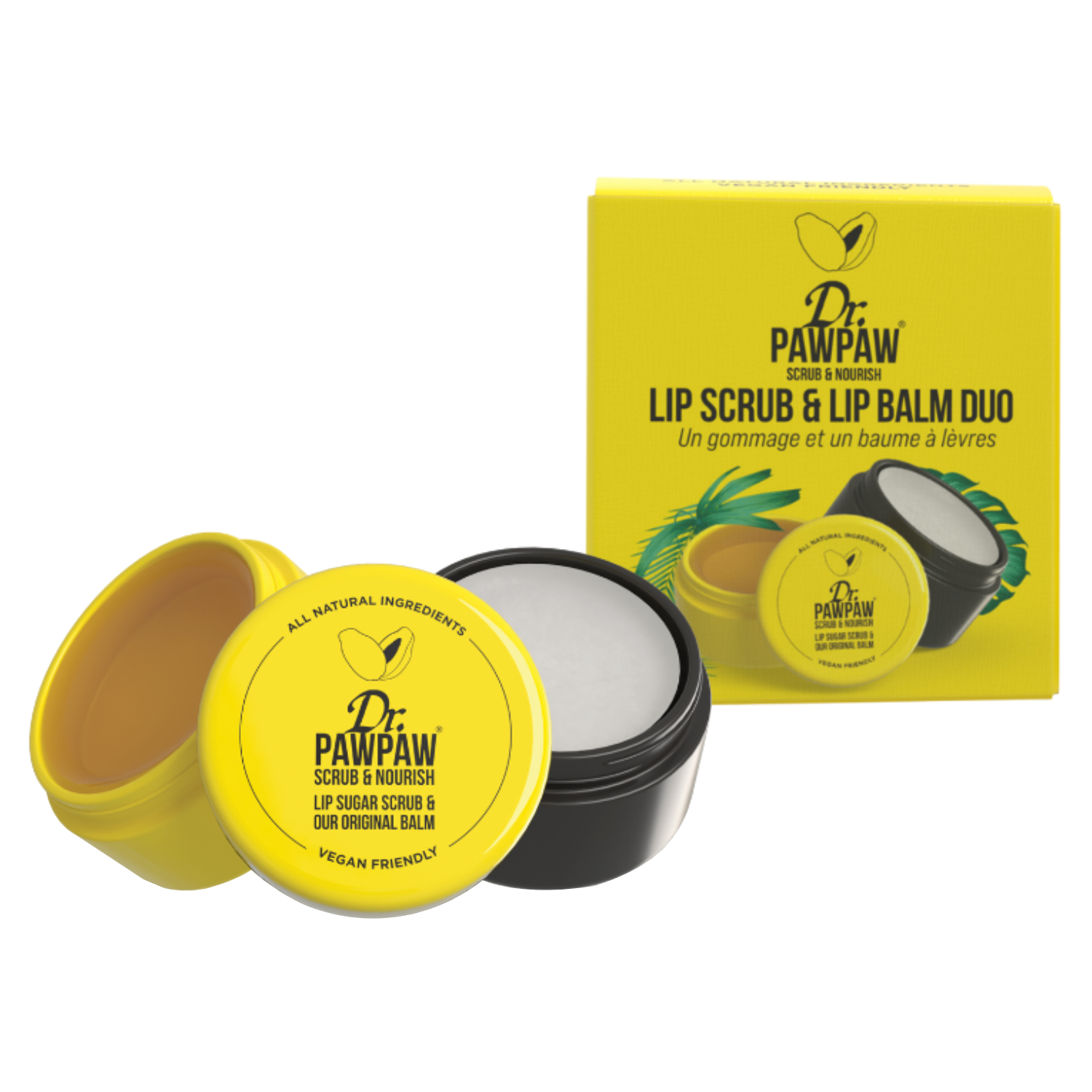 Product Image for Dr. Pawpaw Lip Scrub & Lip Balm Duo 16g