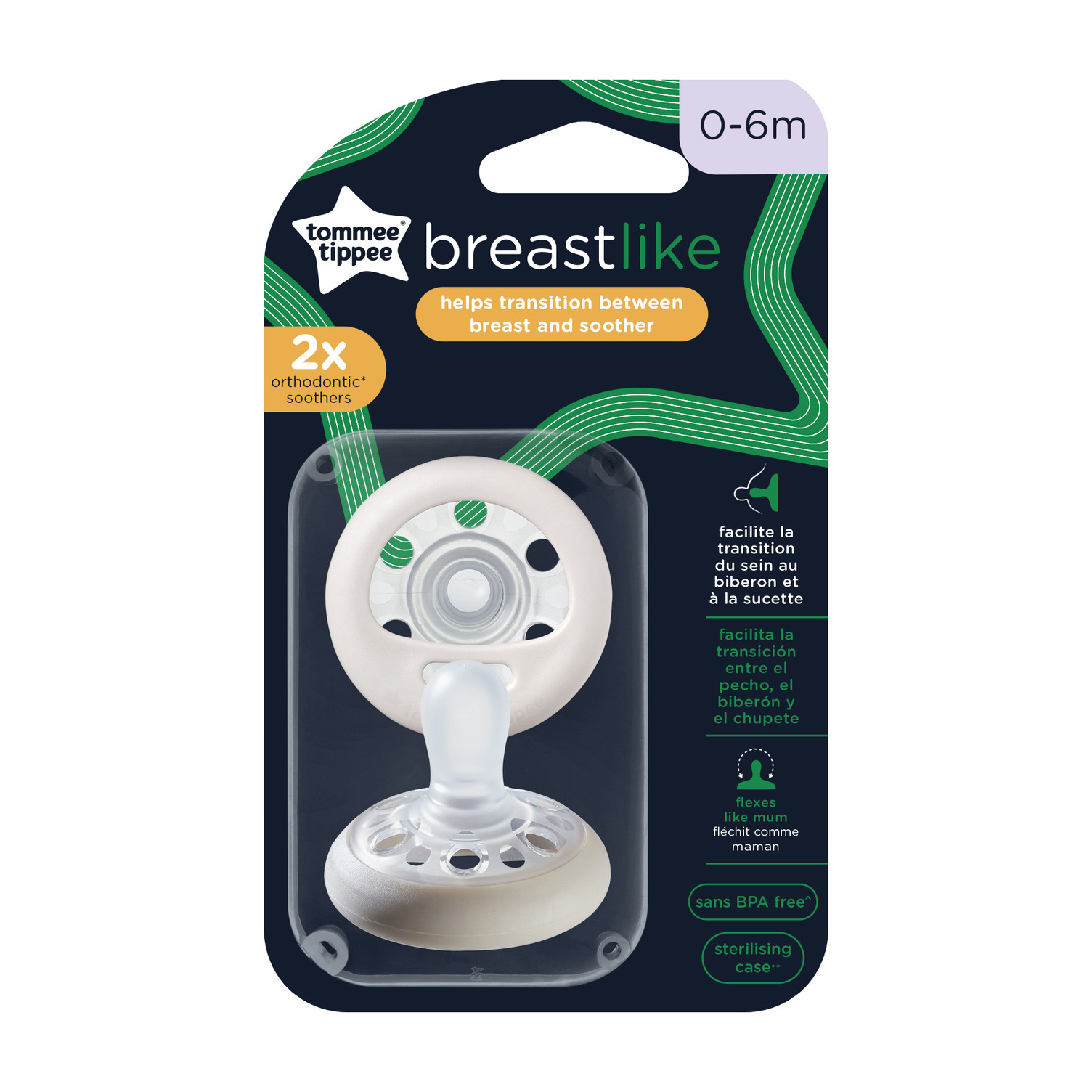 Product Image for  Tommee Tippee Closer To Nature Breast Like Soother