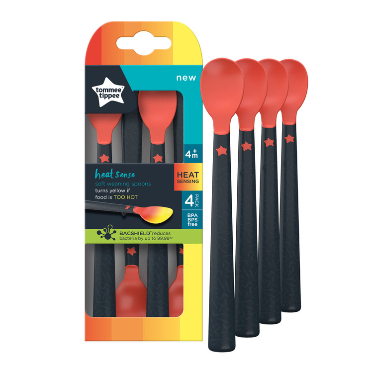 Product Image for Tommee Tippee Heat Sense Soft Weaning Spoon