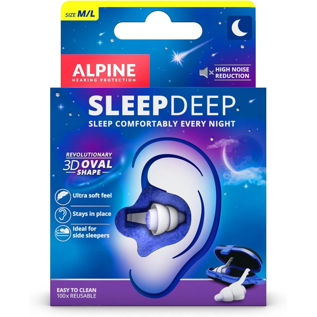 Alpine Sleepdeep Sleeping Earplugs - 1 Pair