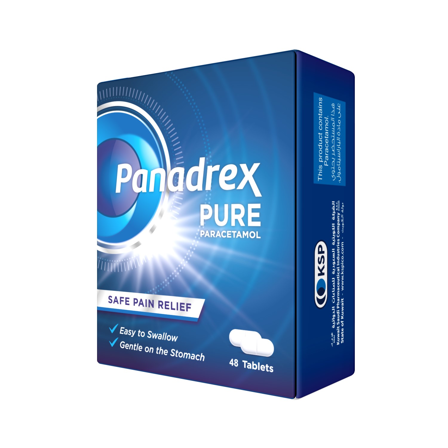 Product Image for Panadrex Pure 500 mg/ tablet 48's