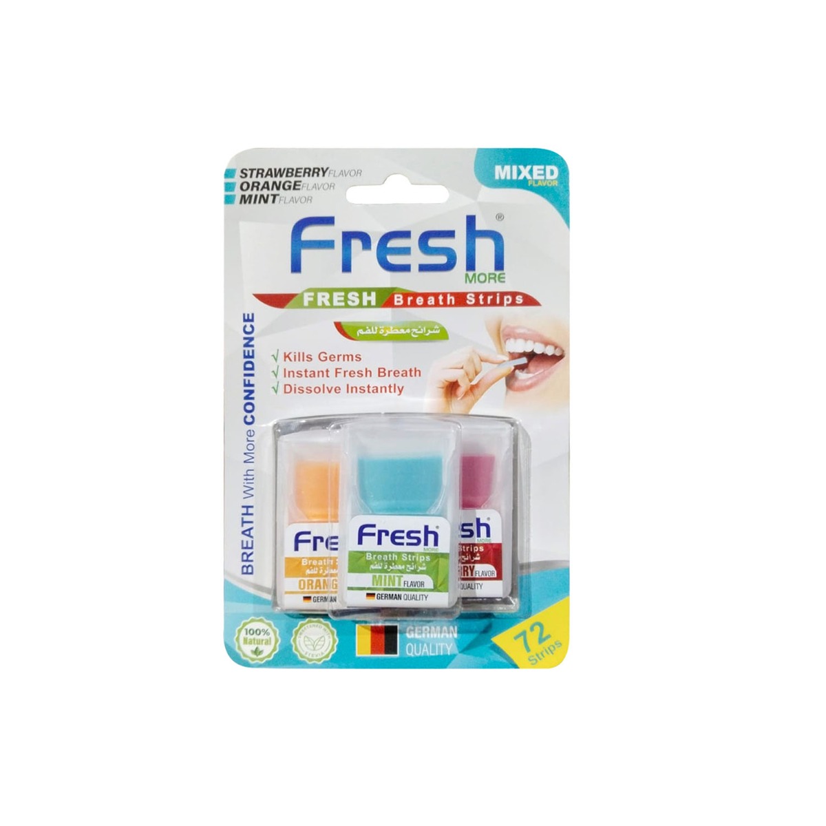 Fresh Breath Strips 72'S Mixed Flavor