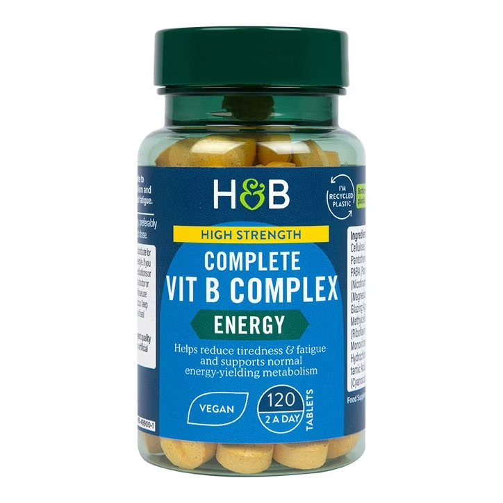 Product Image for Holland & Barrett High Strength Complete Vit B Complex 120 Tablets