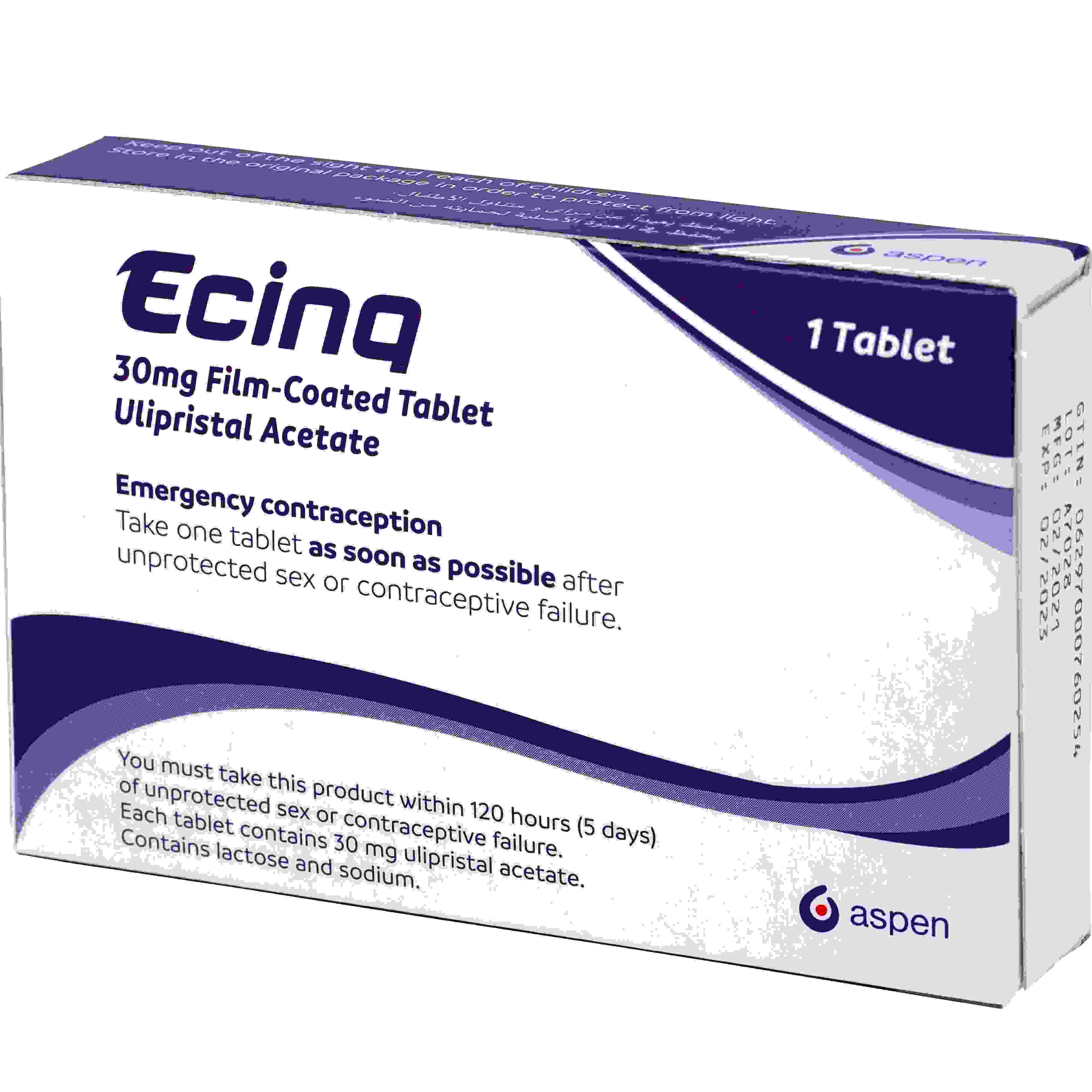 Product Image for Ecinq Tablets 30mg