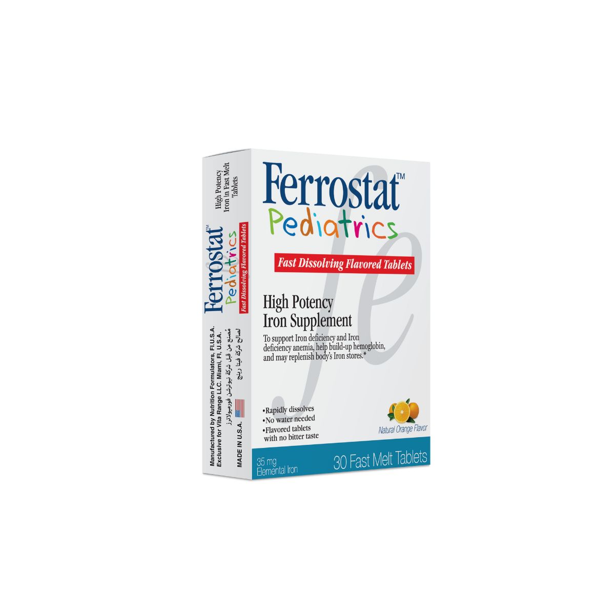 Ferrostat Pediatrics Melt 30'S Tablets