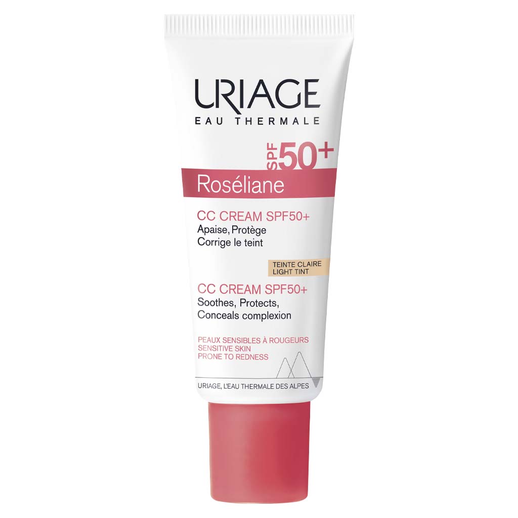 Uriage Roseliane CC Cream SPF50+ Light Tinted Sunscreen 40ml