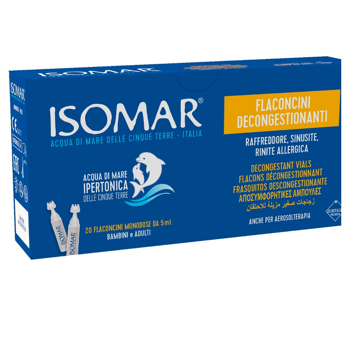 Isomar Nasal Decongestant Vials 20's x 5ml