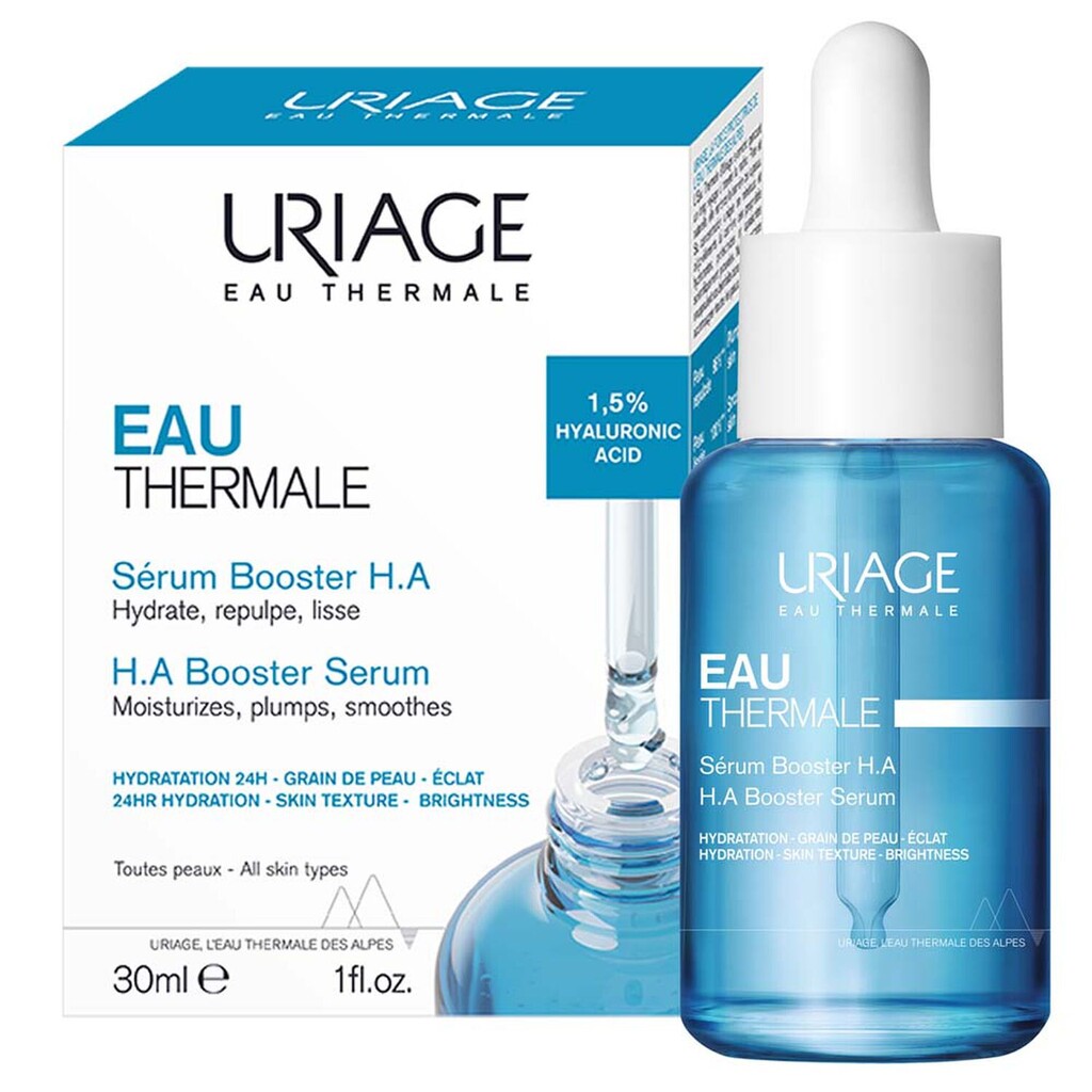 Uriage EAU Thermale Hyaluronic Acid Serum, Hydration Booster Serum 30ml