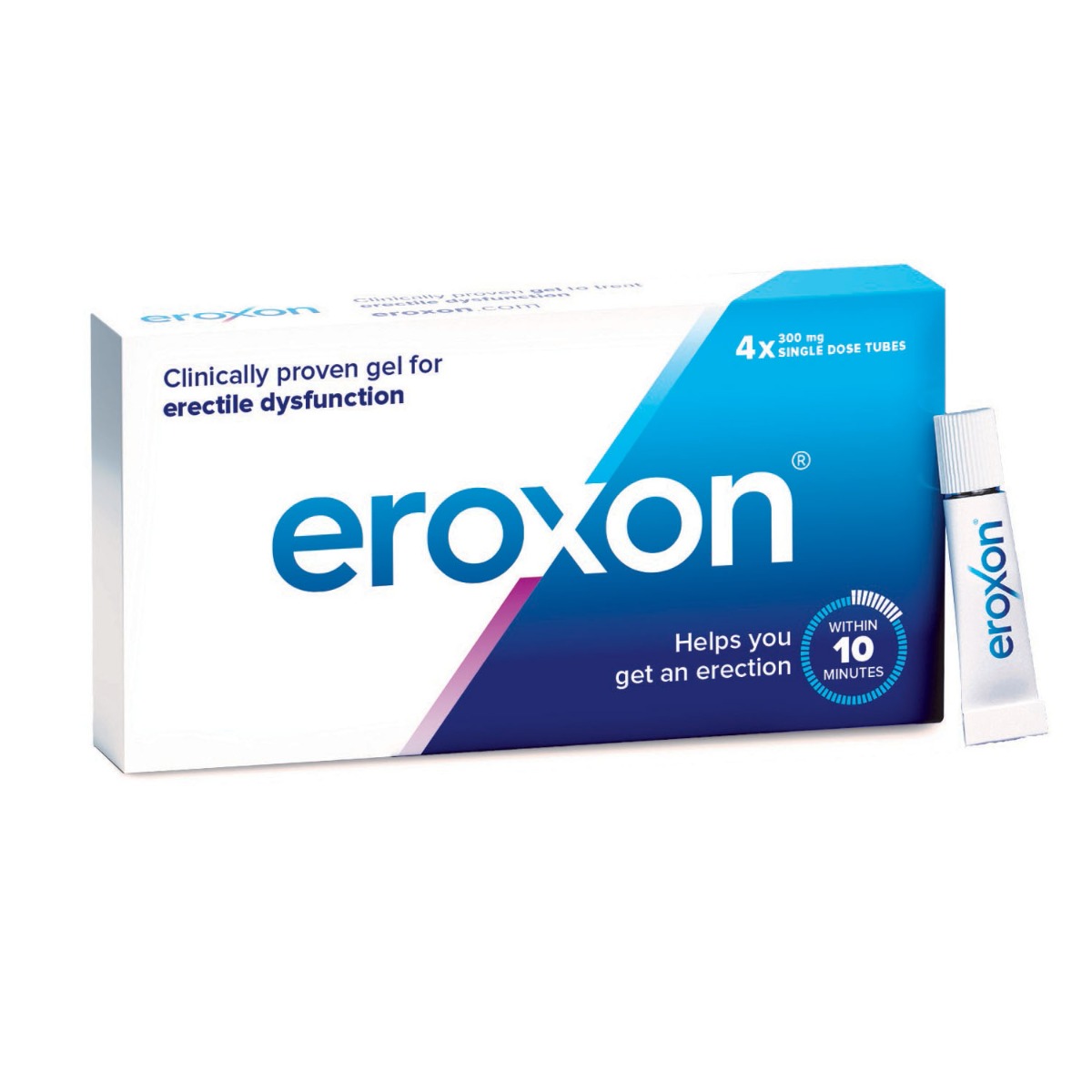 Eroxon Fast Acting Gel Tubes For Erectile Dysfunction, Pack of 4's