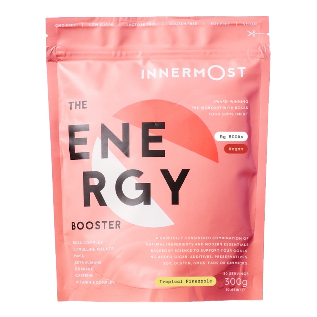 Innermost The Energy Booster, Pre-Workout Powder, Tropical Pineapple 300g