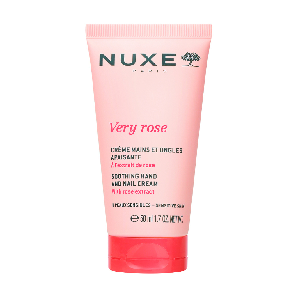Nuxe Very Rose Moisturising Hand And Nail Cream For All Skin Types 50ml